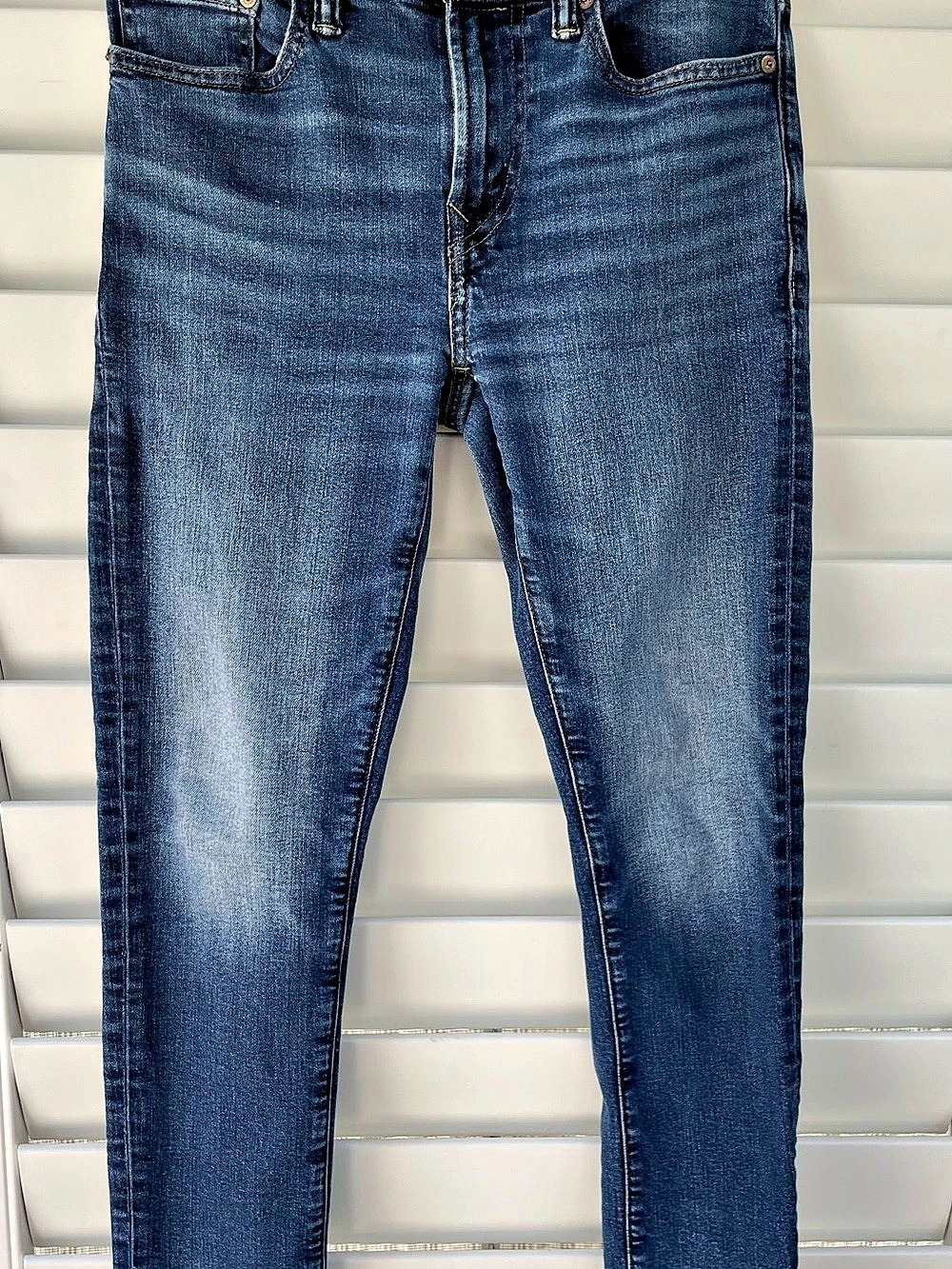 American Eagle Men's AirFlex+ Skinny Jeans Medium Indigo Wash 30x30